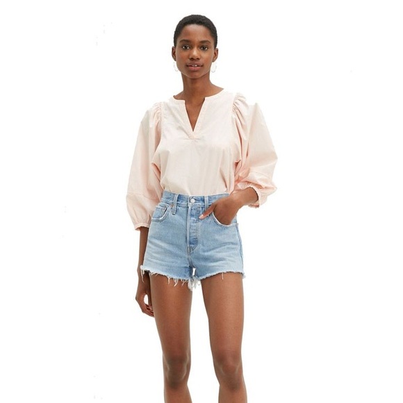 NWT LEVI’S 501 ORIGINAL SHORT HIGH RISE WOMENS - Picture 1 of 12